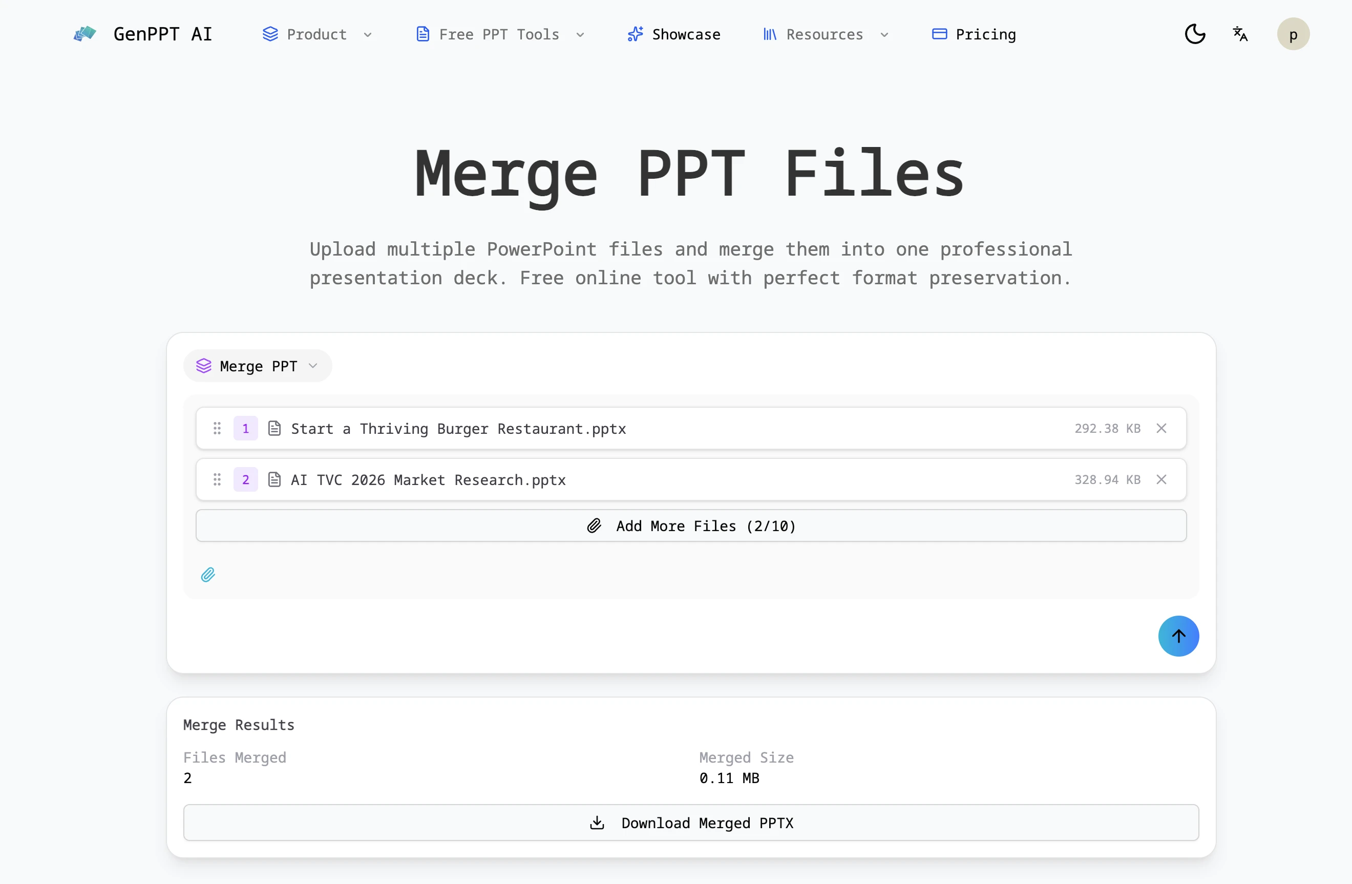 Merge PPT - Combine PowerPoint Files Online Free | Gamma App